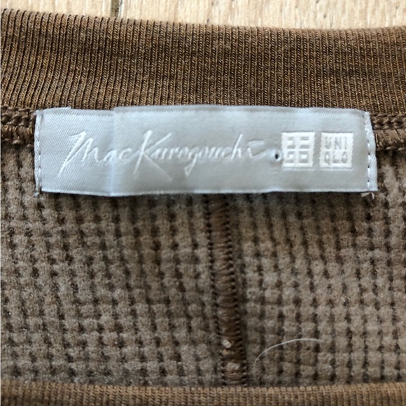 Mame Kurogouchi x Uniqlo Heattech Wool Blend Waffle Square Neck Top Size XS - Picture 7 of 13